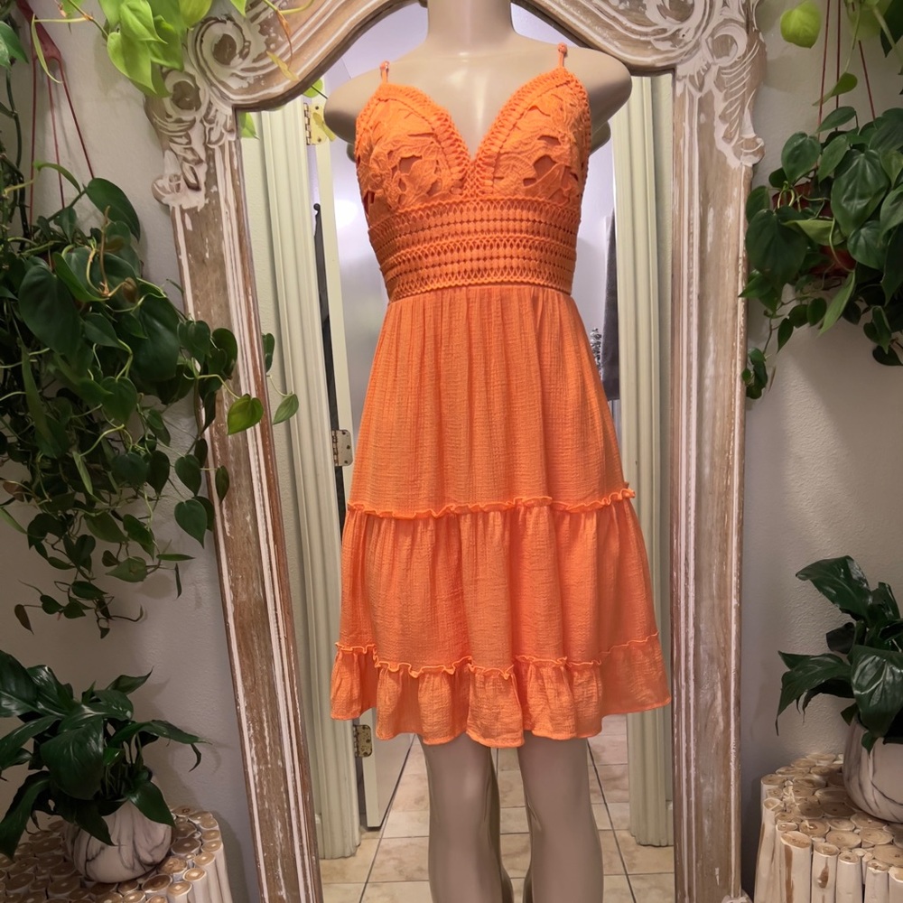 Love Tree Orange Dress